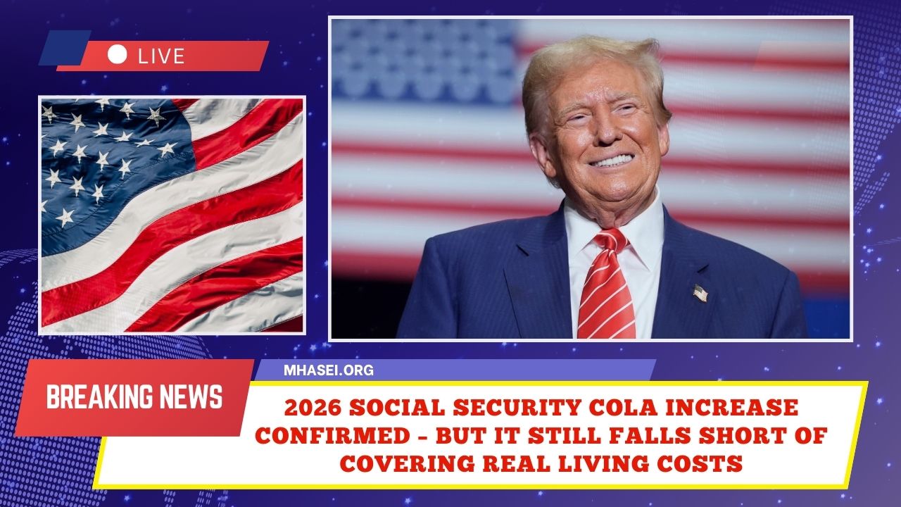 2026 Social Security COLA Increase Confirmed – But It Still Falls Short Of Covering Real Living Costs